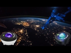 LED-Starry-Galaxy-Projektor mit Bluetooth-Musikwiedergabe für eine Projektionsdistanz von 3-5 m