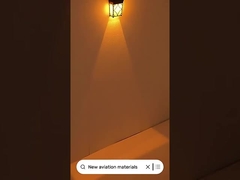 Außenwanddekoration Sonnenlicht mit Bernsteinfarbe RGB