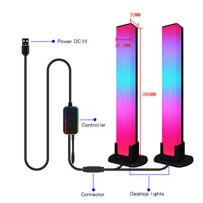 Ein guter Preis. Bluetooth Atmosphäre Schreibtischlampe LED 280*33*32.5mm Material ABS+ PC Online