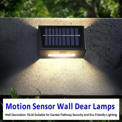 Ein guter Preis. Motion Sensor Solar Wall Lamps Outdoor Wall Decoration 15LM Suitable for Garden Pathway Security and Eco Friendly Lighting Online