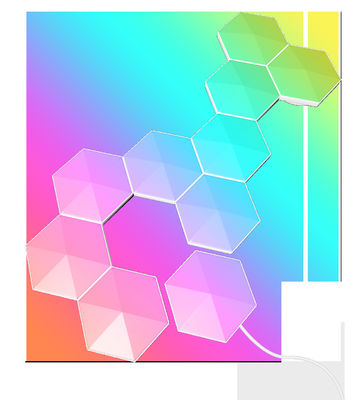 Ein guter Preis. 5V 10W RGB Wandlampe Polygon Smart Light Panels mit Bluetooth Online